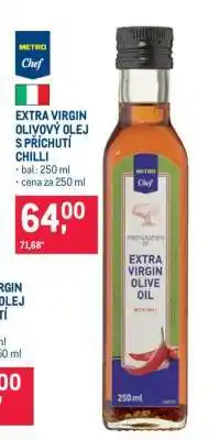 Makro EXTRA VIRGIN OLIVOVÝ OLEJ S PŘÍCHUTÍ CHILLI nabídka