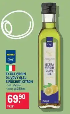Makro EXTRA VIRGIN OLIVOVÝ OLEJ S PŘÍCHUTÍ CITRON nabídka