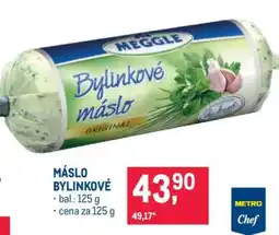Makro Máslo bylinkové nabídka