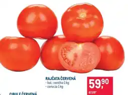 Makro Rajčata červená nabídka