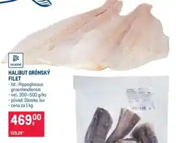 Makro Halibut grónský filet nabídka