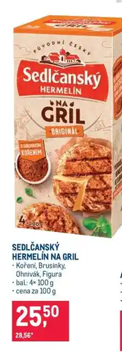 Makro Sedlčanský hermelín na gril nabídka