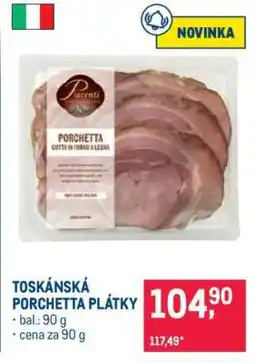 Makro TOSKÁNSKÁ PORCHETTA PLÁTKY nabídka
