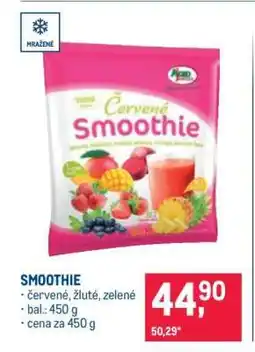 Makro Smoothie nabídka