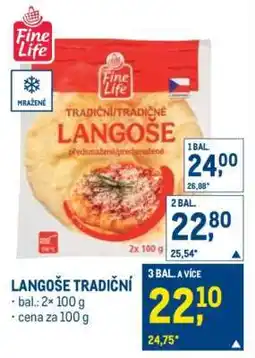 Makro Langoše tradiční nabídka