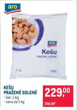 Makro Kešu pražené solené nabídka