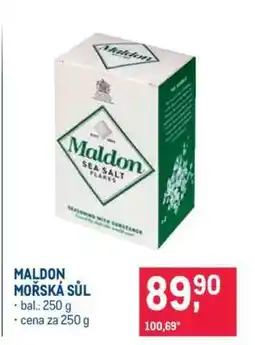 Makro Maldon mořská sůl nabídka