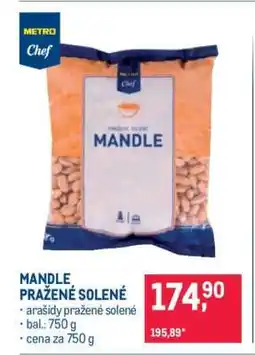 Makro Mandle pražené solené nabídka