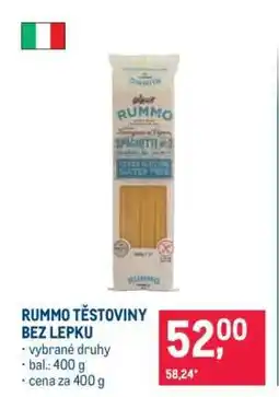 Makro RUMMO TĚSTOVINY BEZ LEPKU nabídka