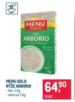 Makro Menu Gold Rýže Arborio nabídka