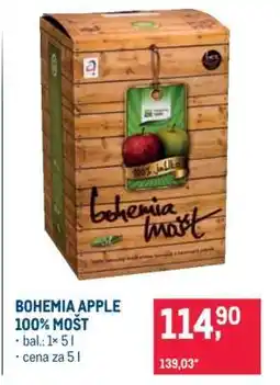 Makro Bohemia Apple 100% mošt nabídka