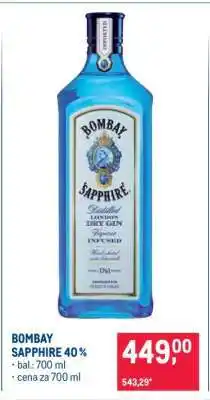 Makro Bombay Sapphire 40 % nabídka