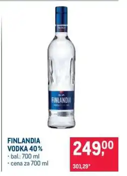 Makro Finlandia Vodka 40 % nabídka