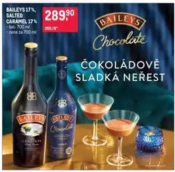 Makro BAILEYS 17 %, SALTED CARAMEL 17 % nabídka