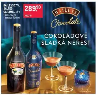 Makro BAILEYS 17 %, SALTED CARAMEL 17 % nabídka