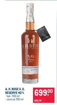 Makro A. H. RIISE X. O. RESERVE 40 % nabídka