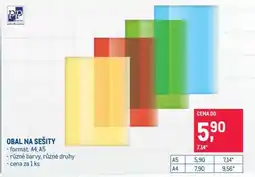 Makro Obal na sešity nabídka
