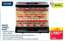 Makro Sušička ovoce nabídka
