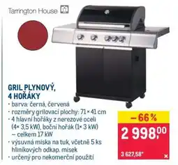Makro Gril plynový, 4 hořáky nabídka
