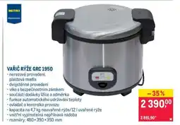 Makro Vařič rýže GRC 1950 nabídka
