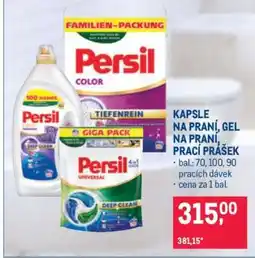 Makro KAPSLE NA PRANÍ, GEL NA PRANÍ, PRACÍ PRÁŠEK nabídka