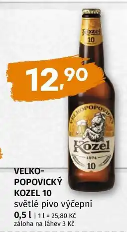 Terno Velkopopovický Kozel 10 nabídka
