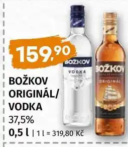 Terno BOŽKOV ORIGINÁL, VODKA nabídka