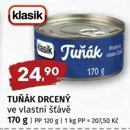 Terno Tuňák drcený ve vlastní šťávě nabídka