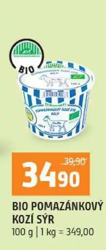 Terno BIO POMAZÁNKOVÝ KOZÍ SÝR nabídka