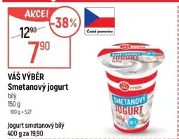 Globus VÁŠ VÝBĚR Smetanový jogurt bílý nabídka