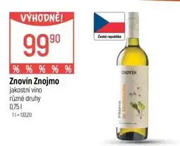 Globus Znovín Znojmo nabídka