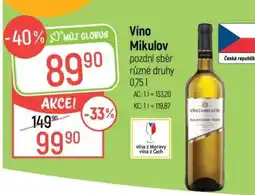 Globus Víno Mikulov nabídka