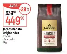 Globus Jacobs Barista, Origins Káva nabídka