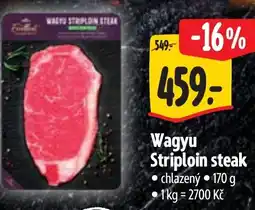 Albert Wagyu Striploin steak nabídka