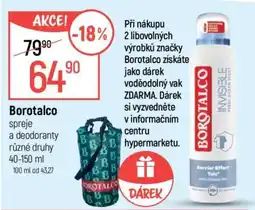 Globus Borotalco spreje a deodoranty nabídka