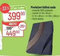 Globus Povlečení 6dílná sada nabídka