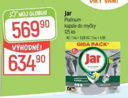 Globus Jar Platinum kapsle do myčky 125 ks nabídka