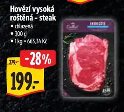 Albert Hovězí vysoká roštěná - steak nabídka