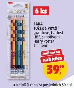 Penny Market Sada tužek s pryží nabídka