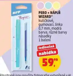 Penny Market PERO + NÁPLŇ WIZARD nabídka