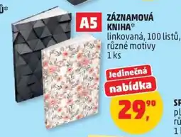 Penny Market ZÁZNAMOVÁ KNIHA A5 nabídka
