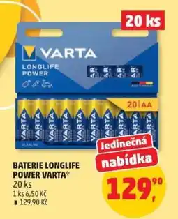 Penny Market BATERIE LONGLIFE POWER VARTA nabídka