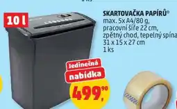 Penny Market Skartovačka papíru nabídka