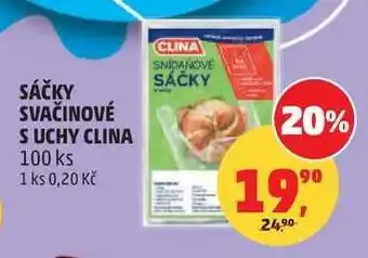 Penny Market Sáčky svačinové s uchy Clina nabídka