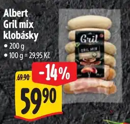 Albert Albert Gril mix klobásky nabídka