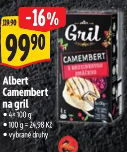 Albert Albert Camembert na gril nabídka