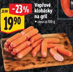 Albert Vepřové klobásky na gril nabídka