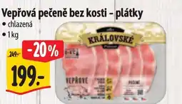 Albert Vepřová pečeně bez kosti - plátky nabídka