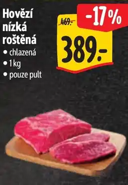Albert Hovězí nízká roštěná nabídka