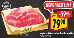 Albert Vepřová krkovice bez kosti - v celku nabídka